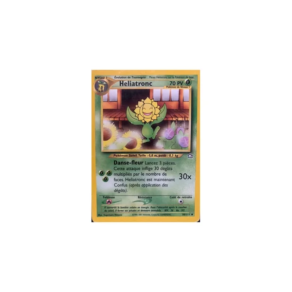 Carte Pokémon Heliatronc 50/111 Peu commune Neo Genesis