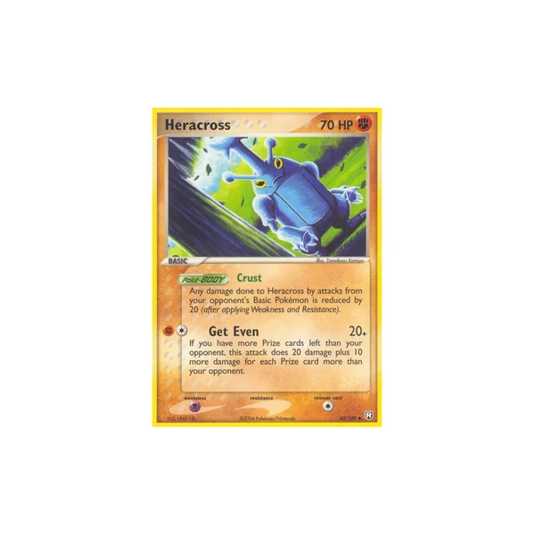 Carte Pokémon Heracross 43/109 Peu commune Team Rocket Returns