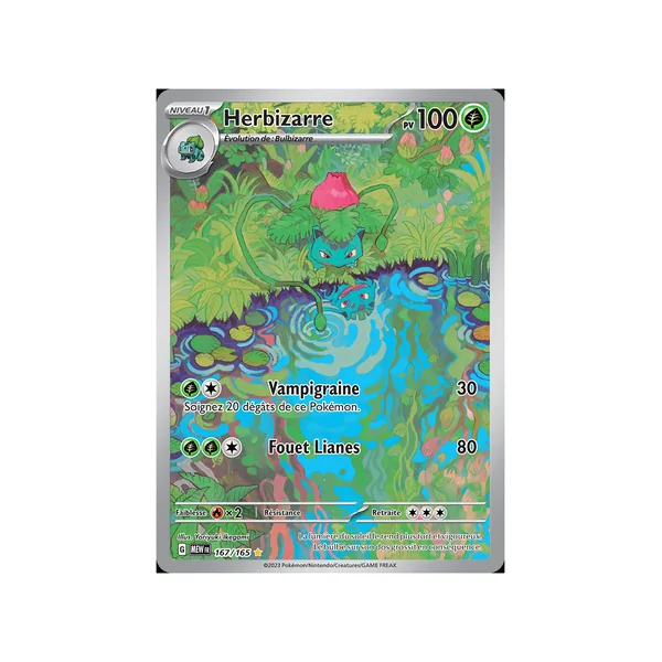Carte Pokémon Herbizarre 167/165 AR 151