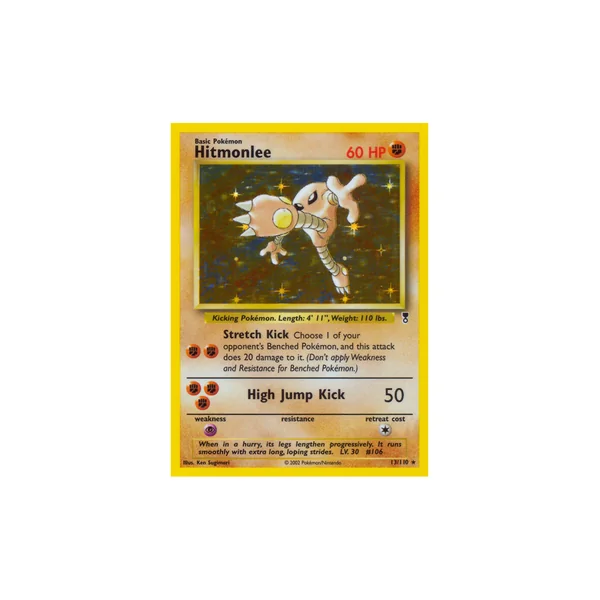 Carte Pokémon Hitmonlee 13/110 Holographique Legendary Collection