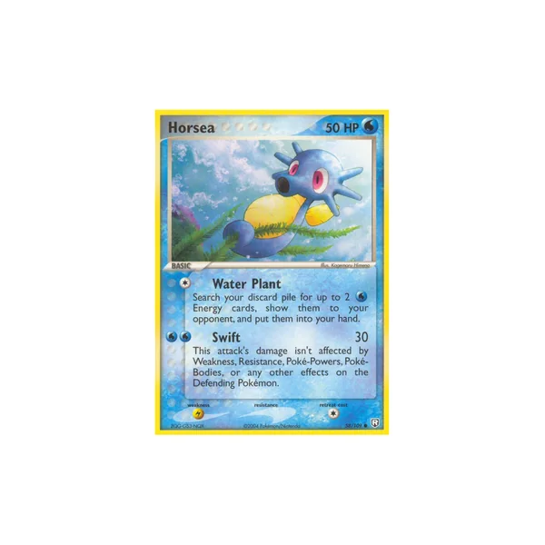 Carte Pokémon Horsea 58/109 Commune Team Rocket Returns