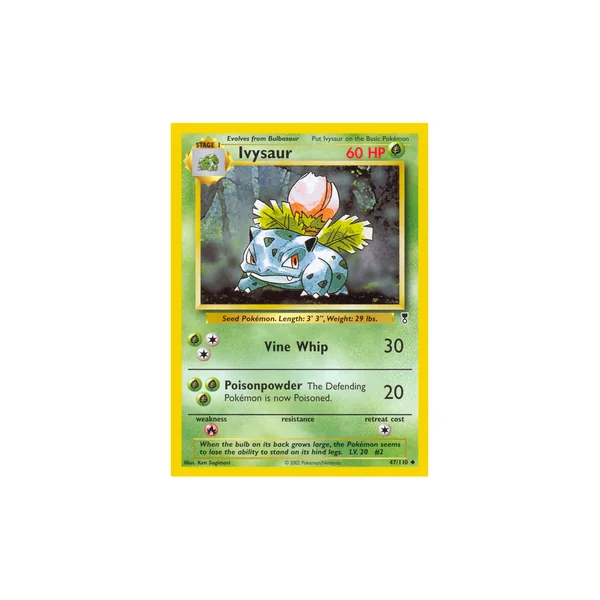 Carte Pokémon Ivysaur 47/110 Peu commune Legendary Collection