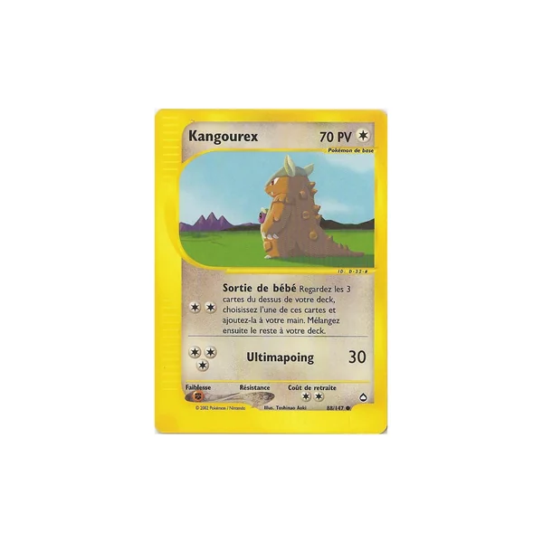 Carte Pokémon Kangourex 88/147 Commune Aquapolis
