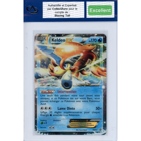 Carte Pokémon Keldeo BW61 COLLECTAURA Excellent