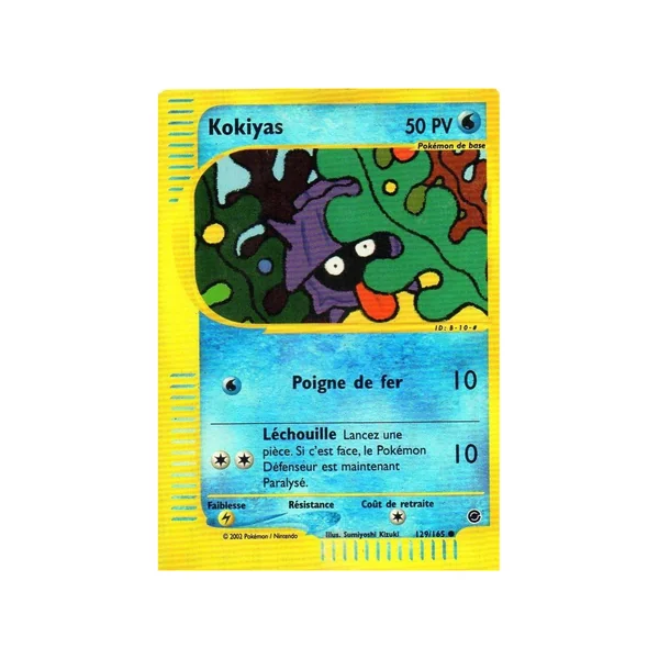 Carte Pokémon Kokiyas 129/165 Commune Expedition