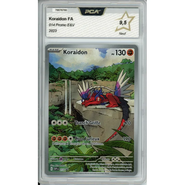 Carte Pokémon Koraidon Promo PCA 9,5
