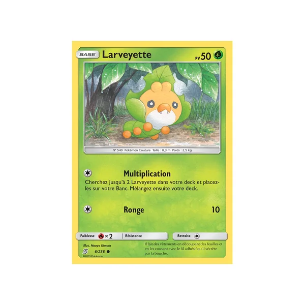 Carte Pokémon Larveyette 6/236 Commune Harmonie des Esprits