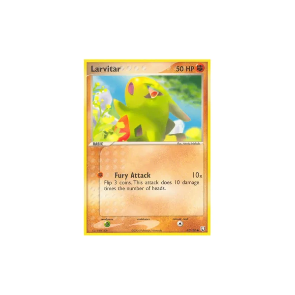 Carte Pokémon Larvitar 62/109 Commune Team Rocket Returns