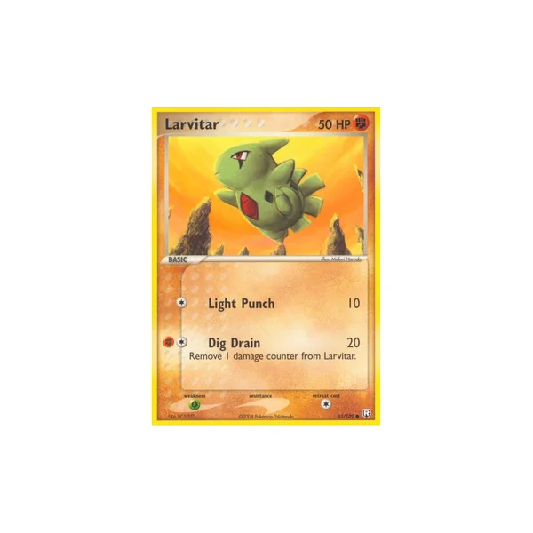 Carte Pokémon Larvitar 63/109 Commune Team Rocket Returns