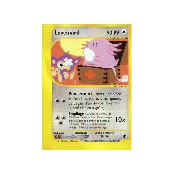 Carte Pokémon Leveinard 72/165 Peu commune Expedition