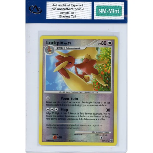 Carte Pokémon Lockpin 30/130 COLLECTAURA NM-Mint