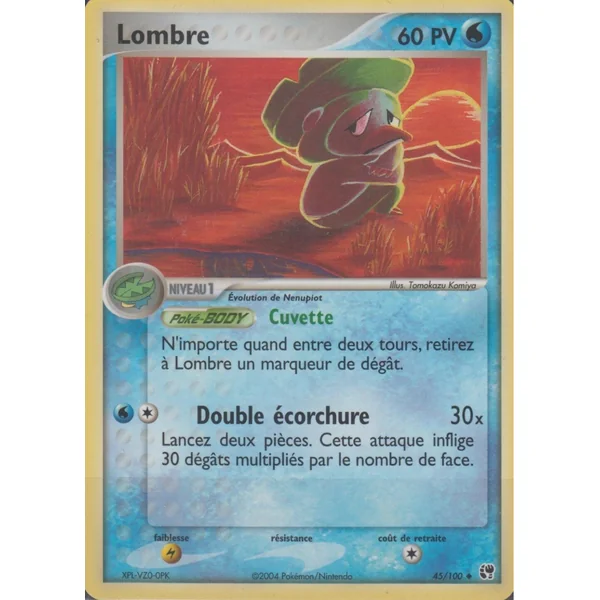 Carte Pokémon Lombre 45/100 Peu commune Tempête de sable