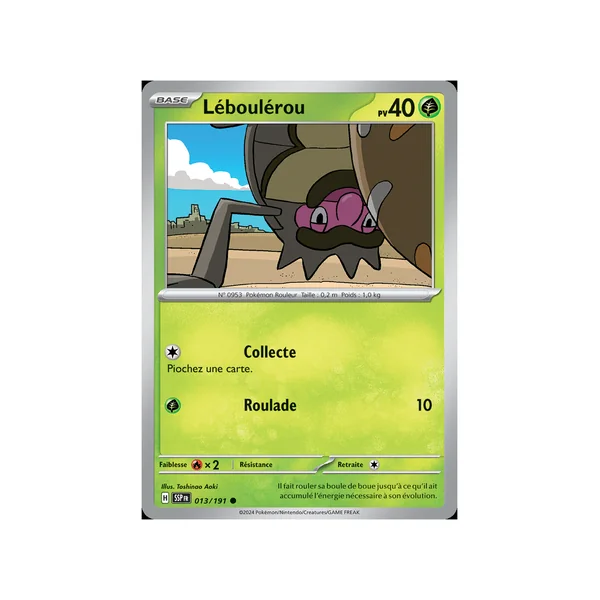 Carte Pokémon Léboulérou 013/191 Commune Étincelles Déferlantes
