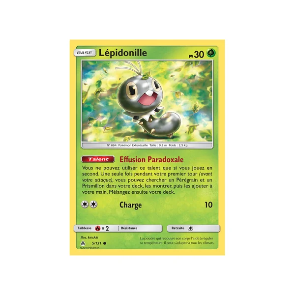 Carte Pokémon Lépidonille 5/131 Commune Lumière Interdite