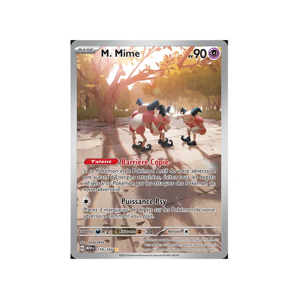 Carte Pokémon M. Mime 179/165 AR 151