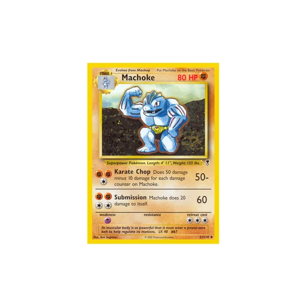Carte Pokémon Machoke 51/110 Peu commune Legendary Collection