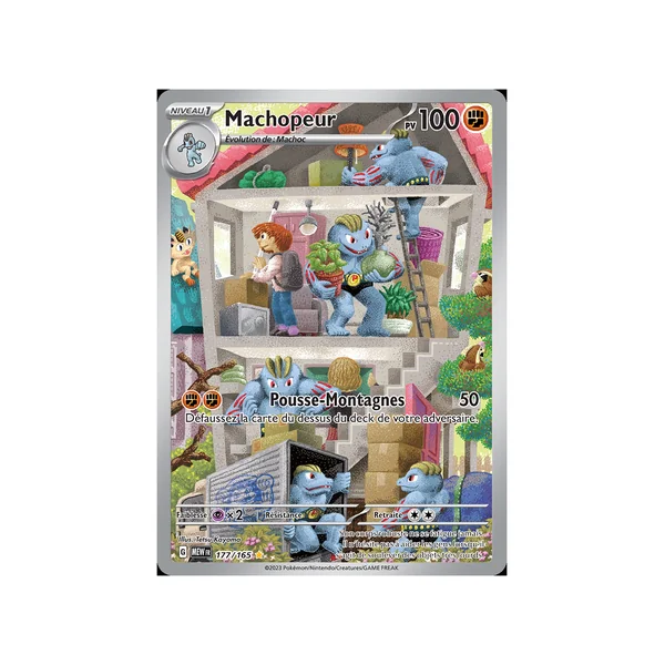 Carte Pokémon Machopeur 177/165 AR 151