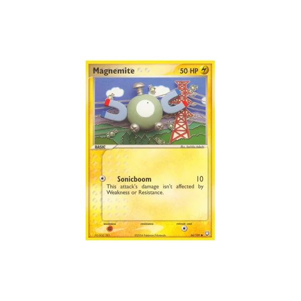 Carte Pokémon Magnemite 66/109 Commune Team Rocket Returns