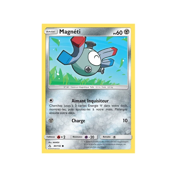 Carte Pokémon Magnéti 80/156 Commune Ultra-Prisme