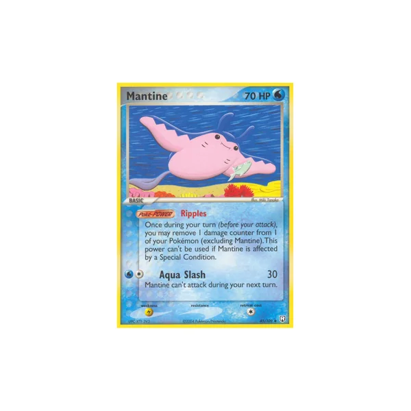 Carte Pokémon Mantine 45/109 Peu commune Team Rocket Returns