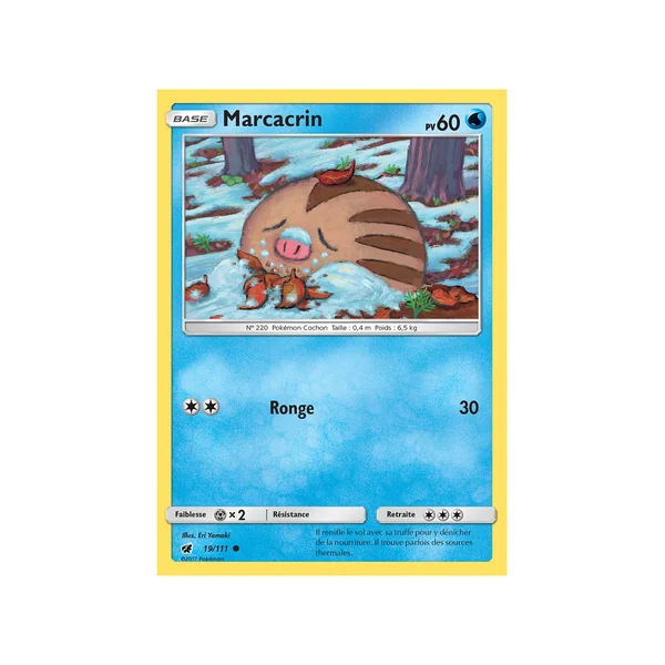 Carte Pokémon Marcacrin 19/111 Commune Invasion Carmin