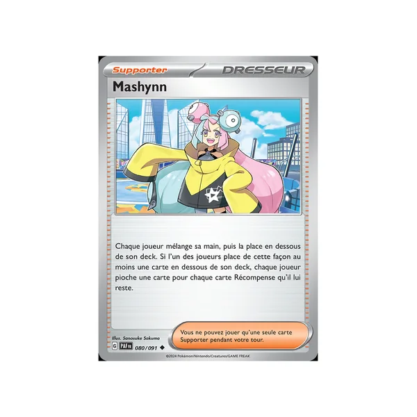 Carte Pokémon Mashynn 080/091 Peu commune Destinées de Paldea