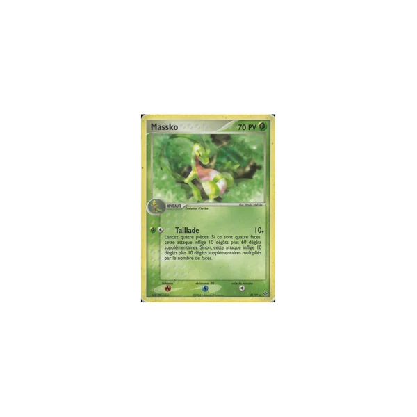 Carte Pokémon Massko 31/97 Peu commune Dragon