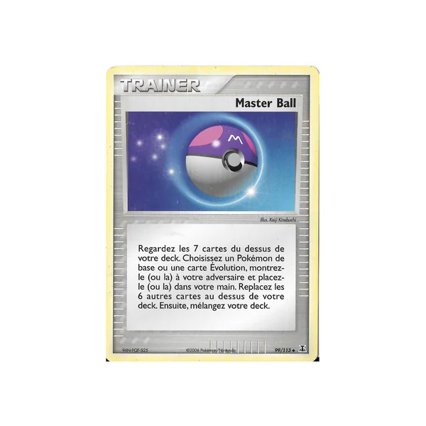 Carte Pokémon Master Ball 99/113 Peu commune Espèces Delta