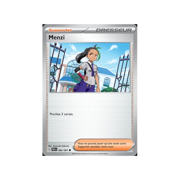 Carte Pokémon Menzi 082/091 Commune Destinées de Paldea