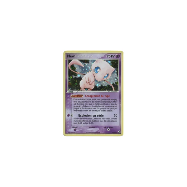 Carte Pokémon Mew 10/92 Holographique Créateurs de légendes