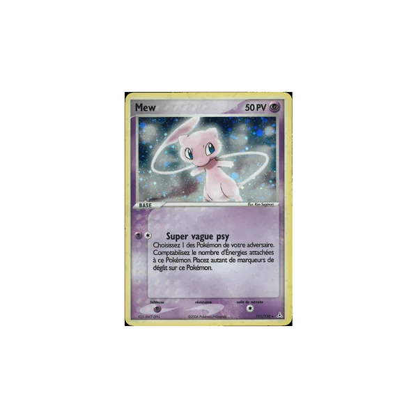 Carte Pokémon Mew 111/110 Secrète Fantômes Holon