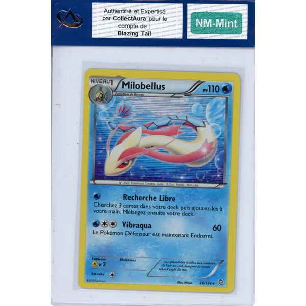 Carte Pokémon Milobellus 28/124 COLLECTAURA NM-Mint