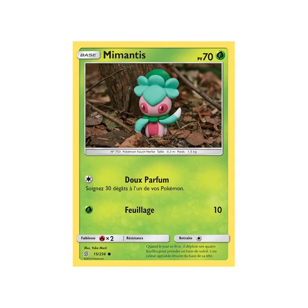 Carte Pokémon Mimantis 15/236 Commune Harmonie des Esprits