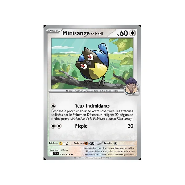 Carte Pokémon Minisange de Nabil 133/159 Commune Aventures Ensemble