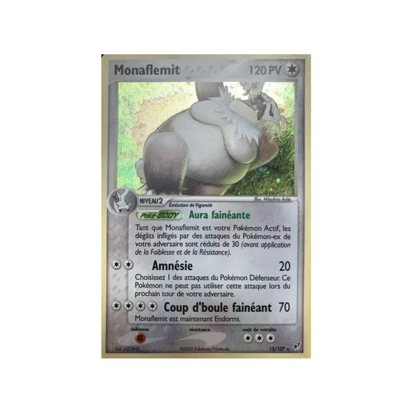 Carte Pokémon Monaflemit 15/107 Holographique Deoxys