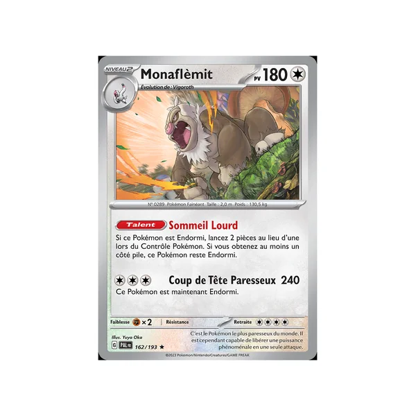 Carte Pokémon Monaflèmit 162/193 Holographique Évolutions à Paldea