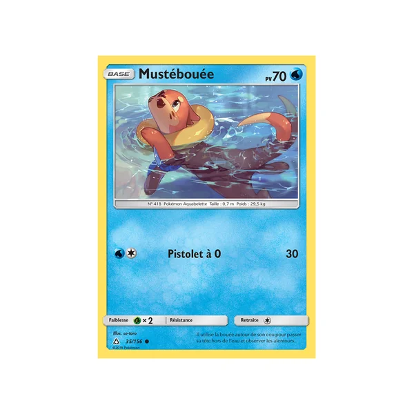 Carte Pokémon Mustébouée 35/156 Commune Ultra-Prisme