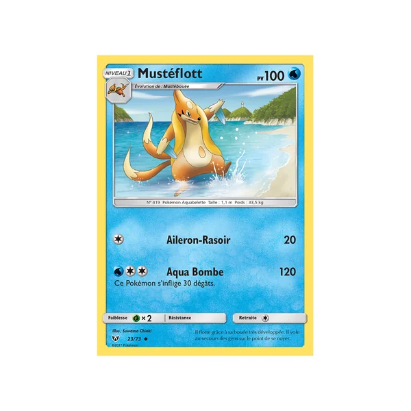 Carte Pokémon Mustéflott 23/73 Peu commune Légendes Brillantes