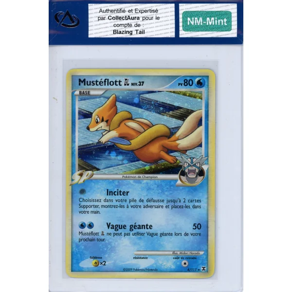 Carte Pokémon Mustéflott 4/111 COLLECTAURA NM-Mint