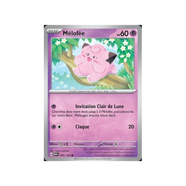 Carte Pokémon Mélofée 035/165 Commune 151