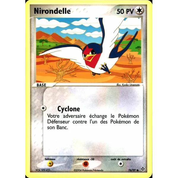Carte Pokémon Nirondelle 76/97 Commune Dragon
