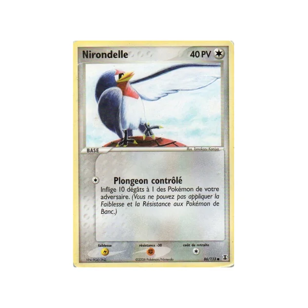 Carte Pokémon Nirondelle 86/113 Commune Espèces Delta