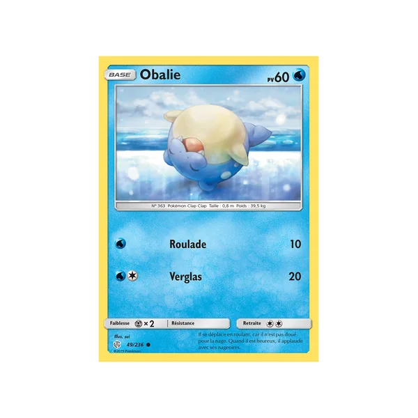 Carte Pokémon Obalie 49/236 Commune Éclipse Cosmique