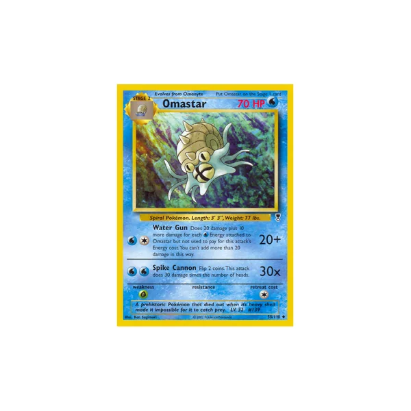 Carte Pokémon Omastar 58/110 Peu commune Legendary Collection