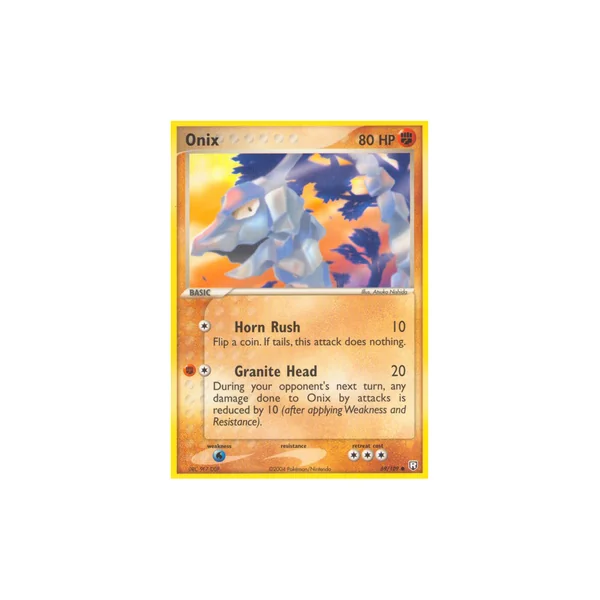 Carte Pokémon Onix 69/109 Commune Team Rocket Returns