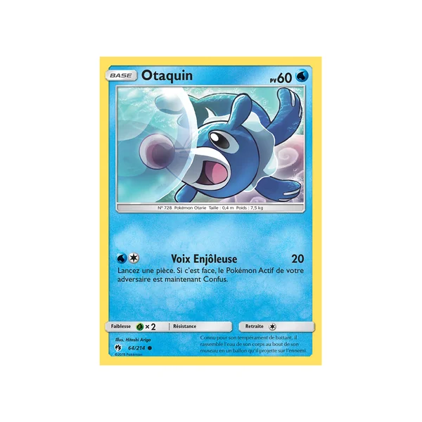 Carte Pokémon Otaquin 64/214 Commune Tonnerre Perdu