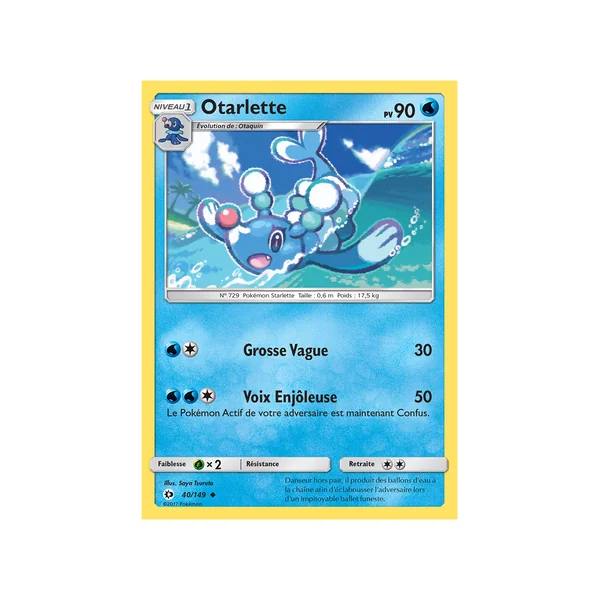 Carte Pokémon Otarlette 40/149 Peu commune Soleil et Lune (JCC)