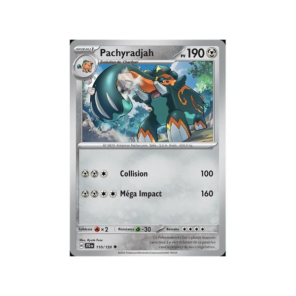 Carte Pokémon Pachyradjah 110/159 Peu commune Aventures Ensemble