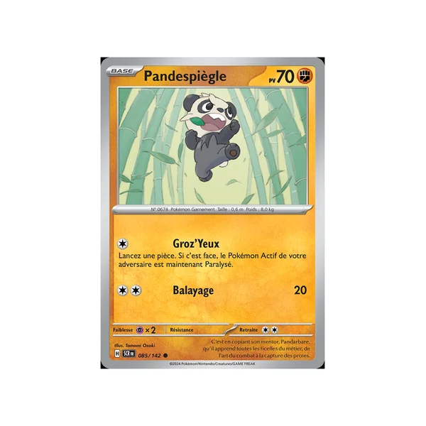 Carte Pokémon Pandespiègle 085/142 Commune Couronne Stellaire