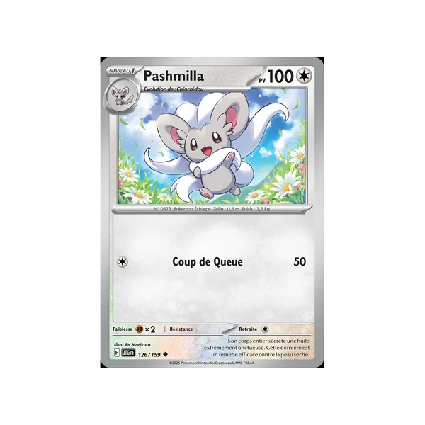 Carte Pokémon Pashmilla 126/159 Peu commune Aventures Ensemble